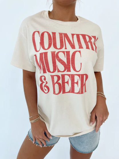 Country Music & Beer Tee